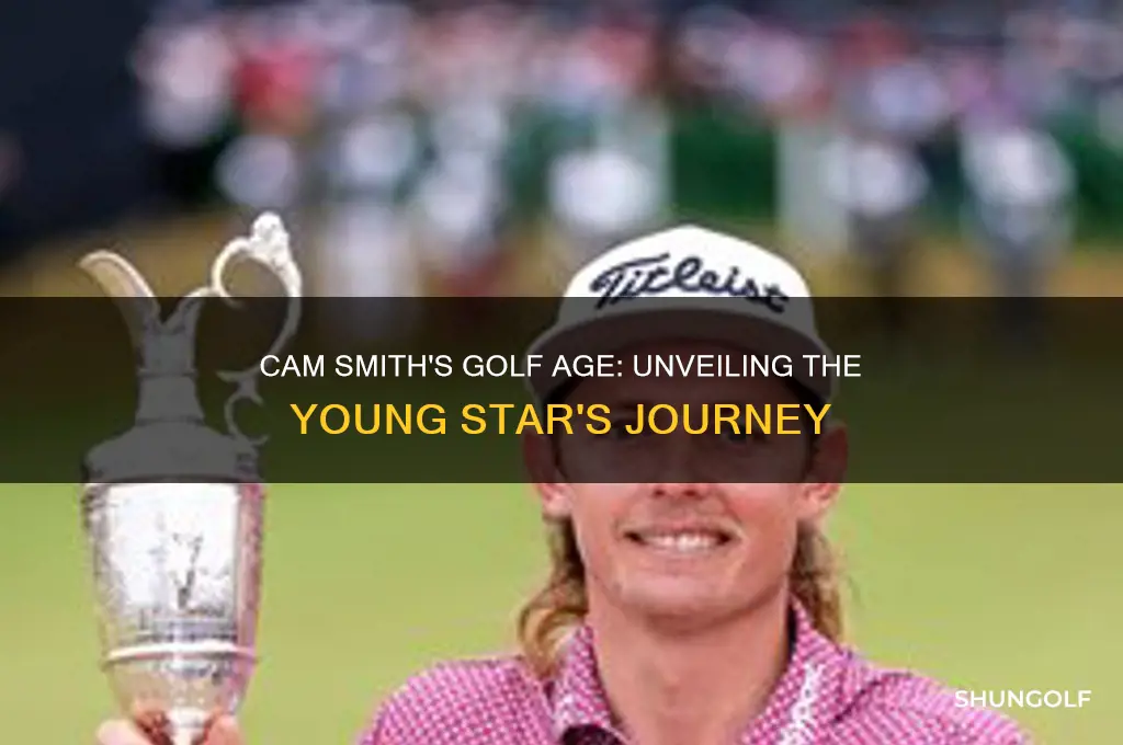 how old is cam smith golf