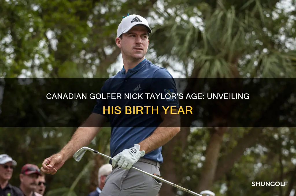 how old is canadian golfer nick taylor