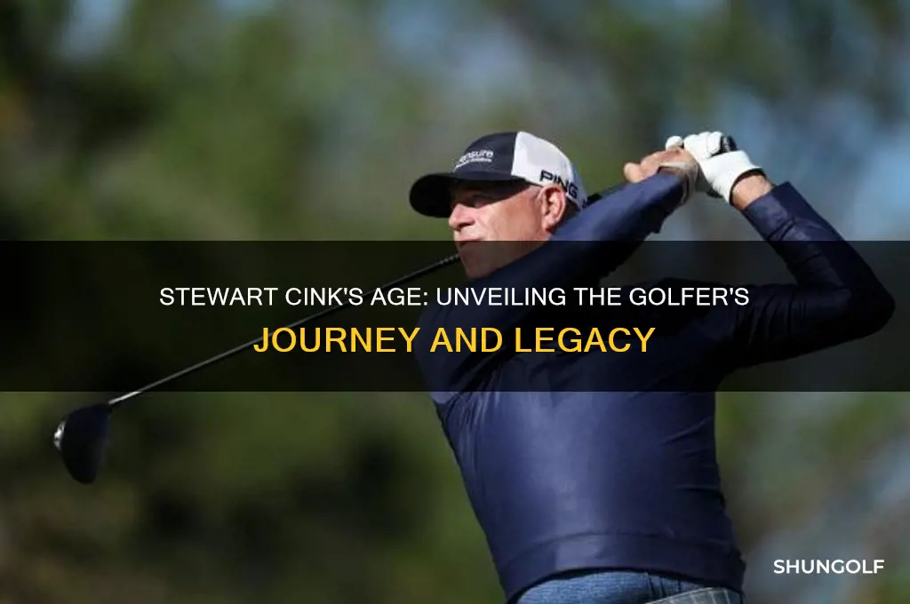 how old is cink the golfer