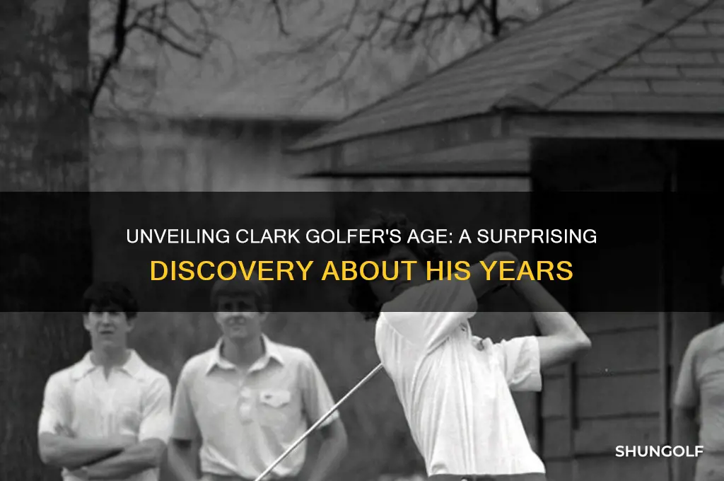 how old is clark golfer
