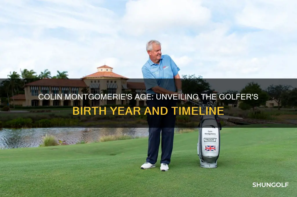 how old is colin montgomerie the golfer