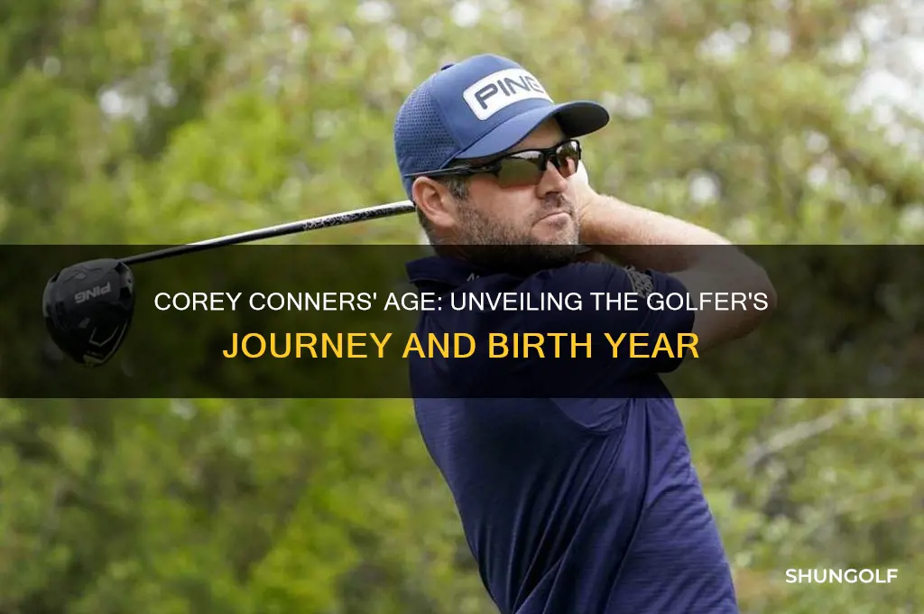 how old is corey conners the golfer
