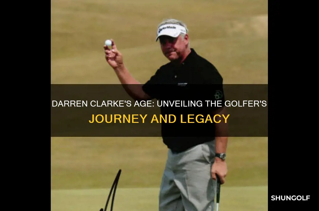 how old is darren clarke golfer