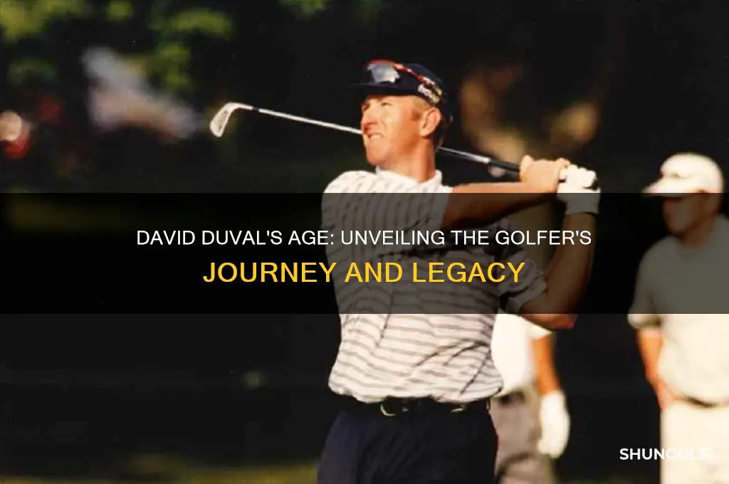 how old is david duval golfer