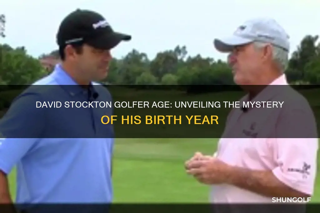 how old is david stockton golfer