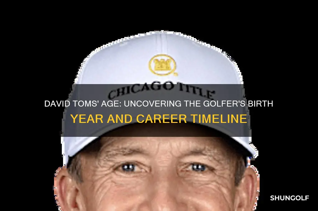 how old is david toms the golfer
