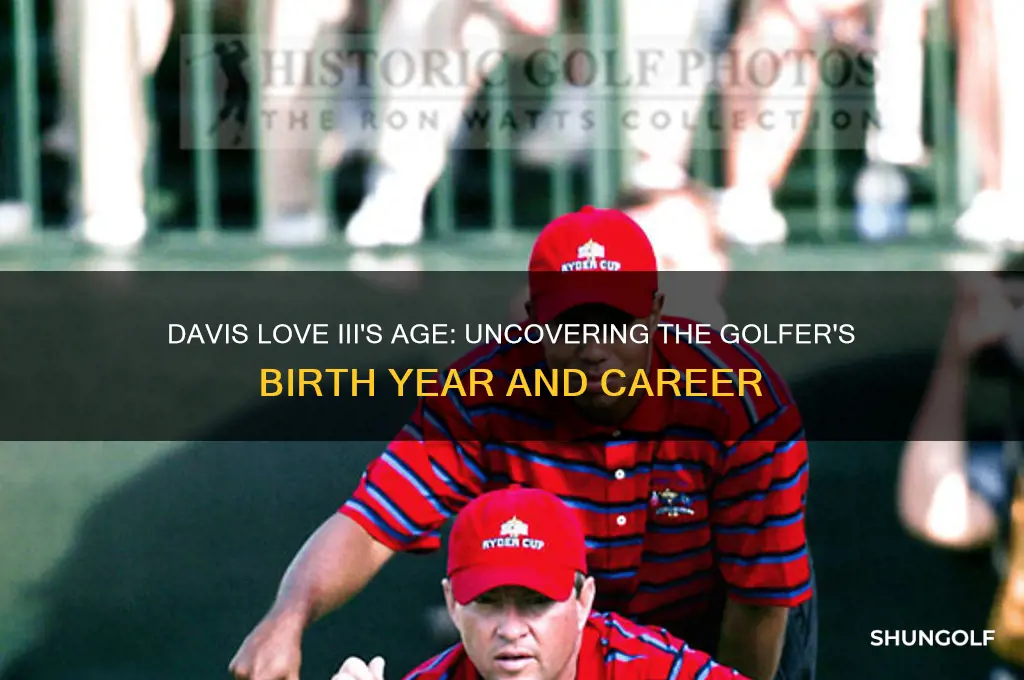 how old is davis love the golfer