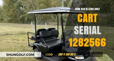 Determining the Age of Your E-Z-GO Golf Cart: Serial 1282566 Explained
