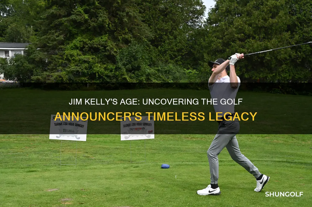 how old is golf announcer jim kelly