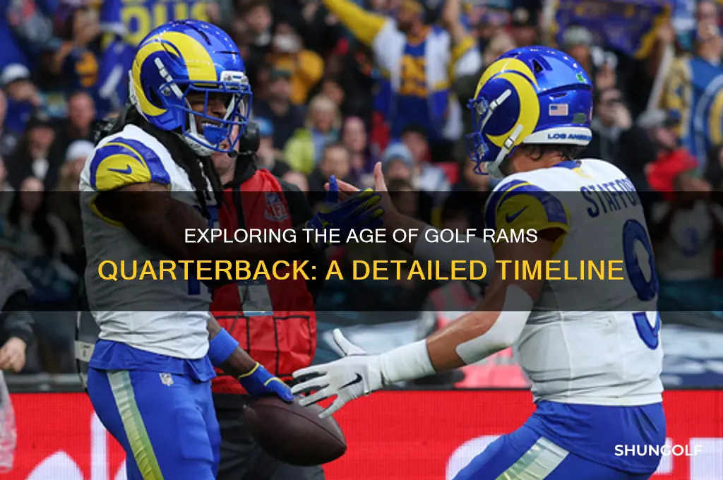 how old is golf the rams quarterback