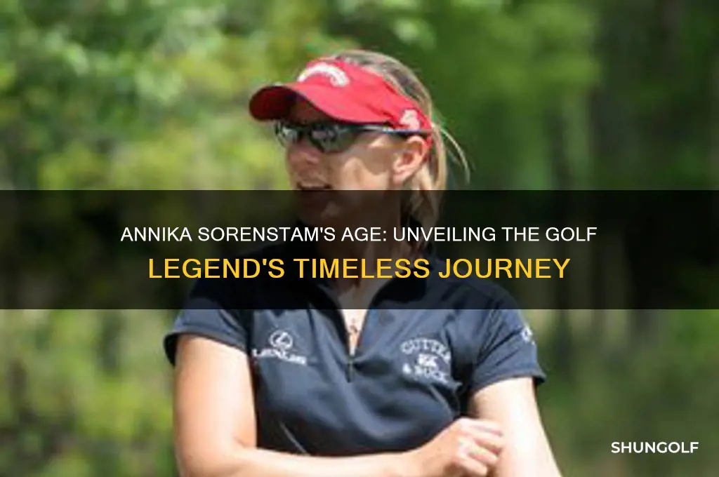 how old is golfer annika sorenstam