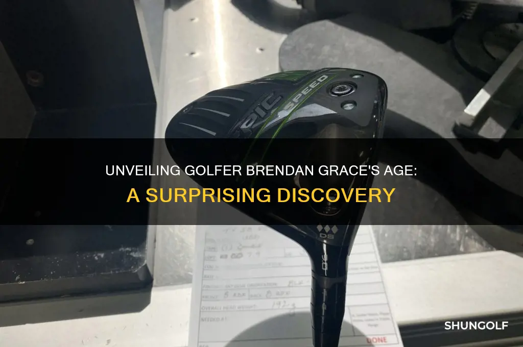 how old is golfer brendan grace