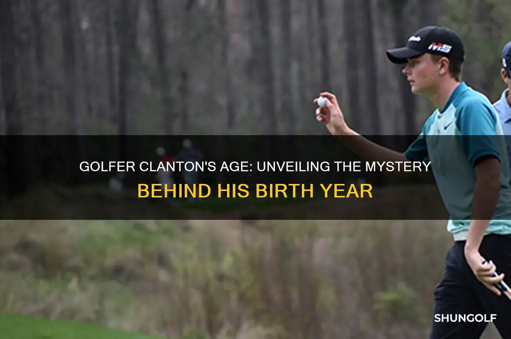 how old is golfer clanton