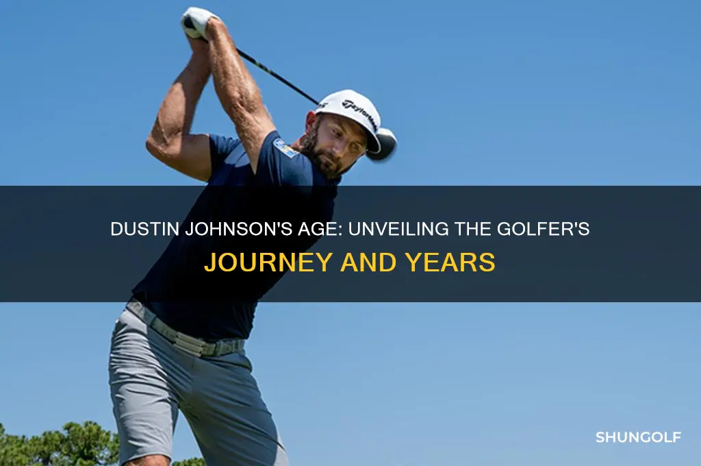 how old is golfer dustin johnson