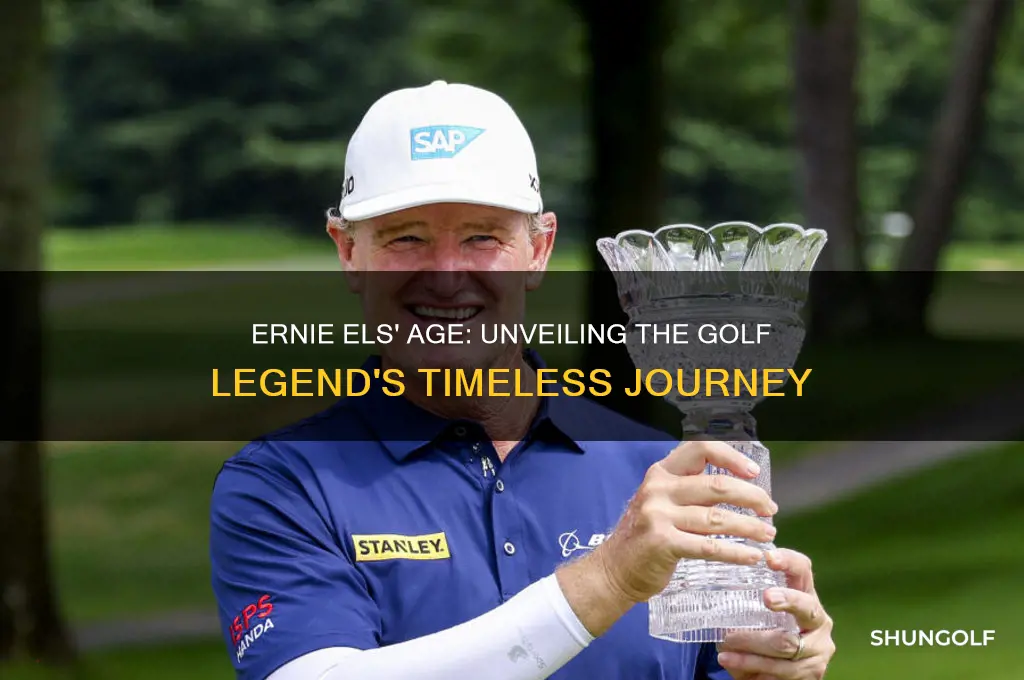 how old is golfer ernie ells