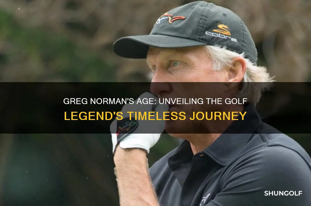 how old is golfer greg norman