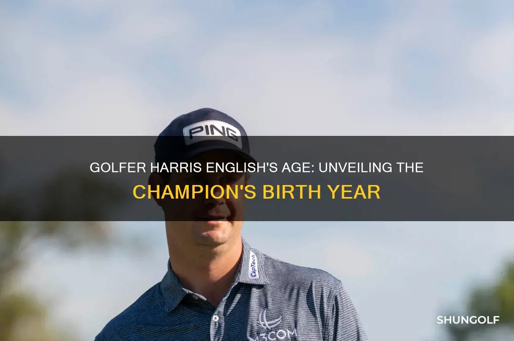 how old is golfer harris english