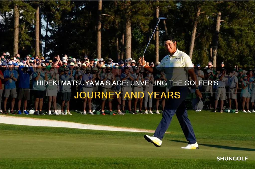 how old is golfer hideki matsuyama