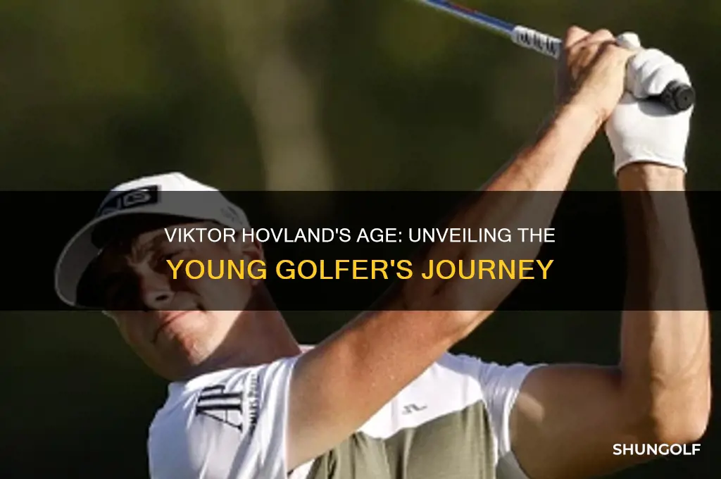 how old is golfer hovland