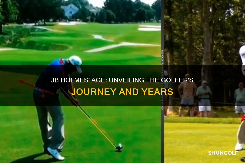 how old is golfer jb holmes
