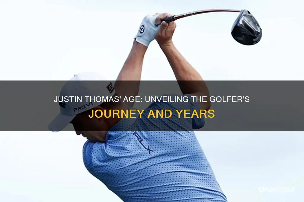 how old is golfer justin thomas