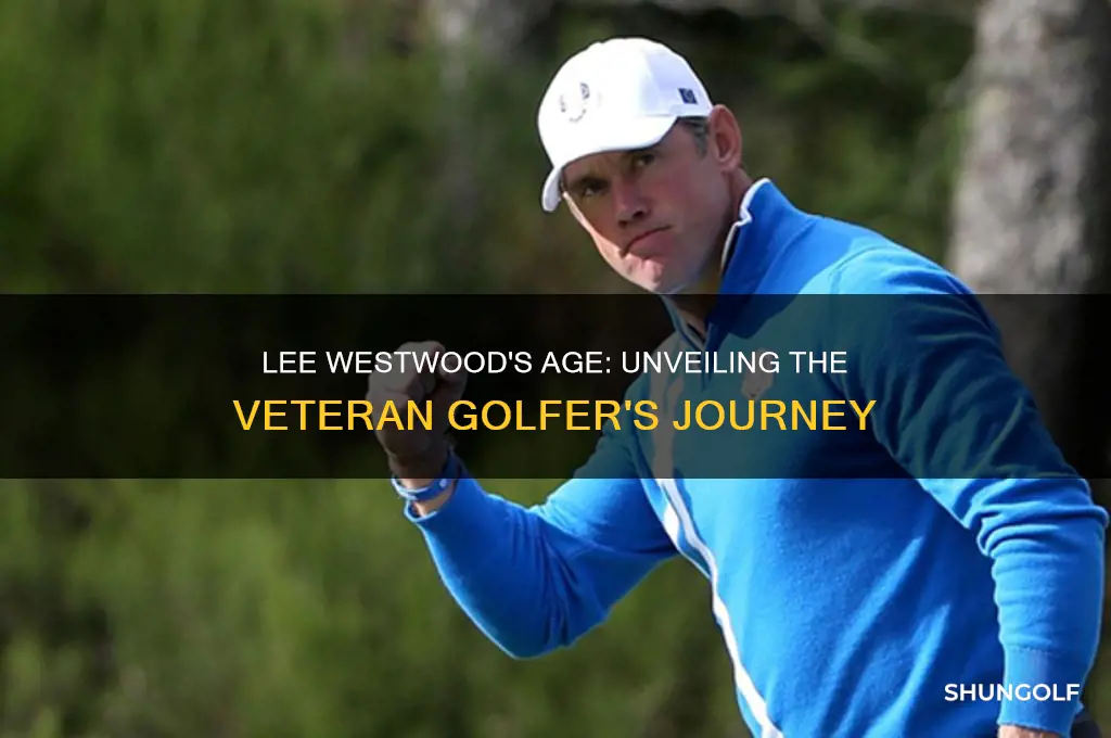 how old is golfer lee westwood