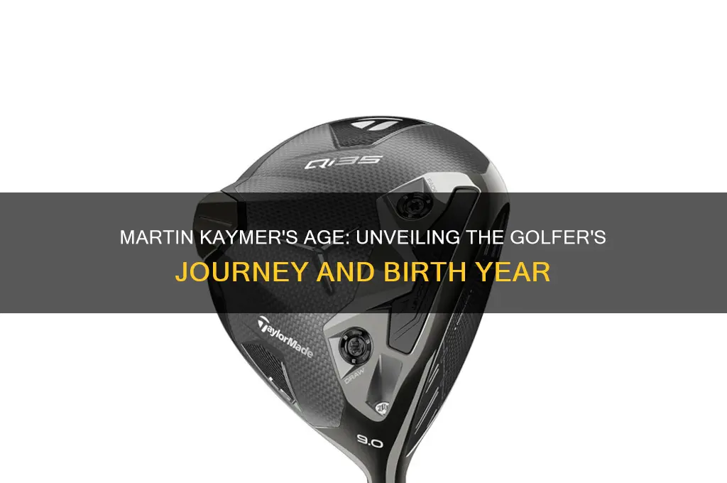 how old is golfer martin kaymer