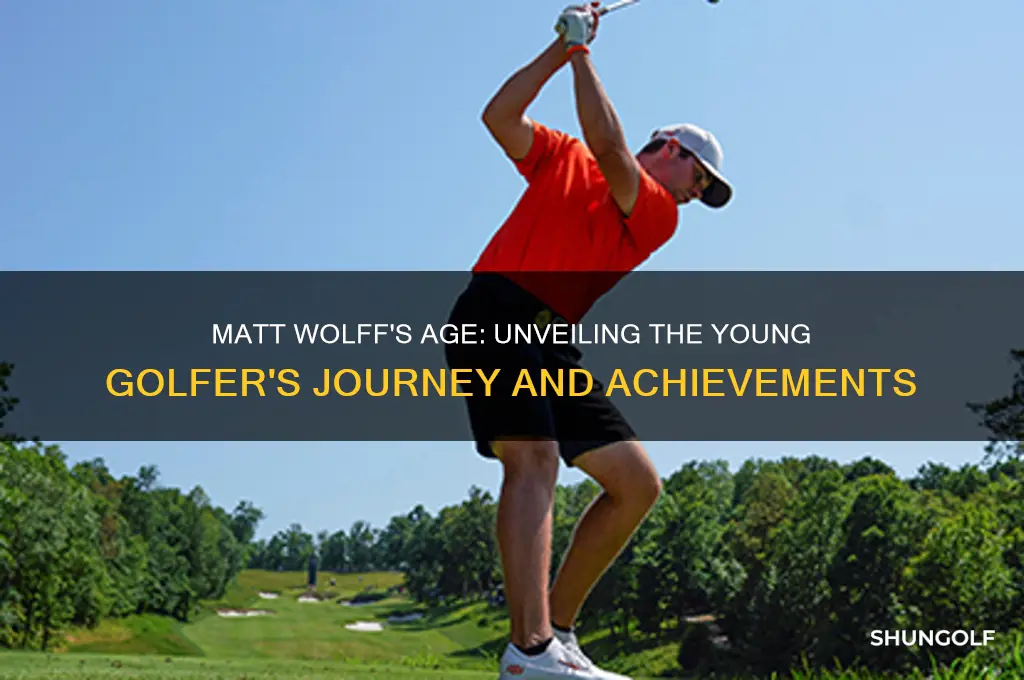 how old is golfer matt wolff