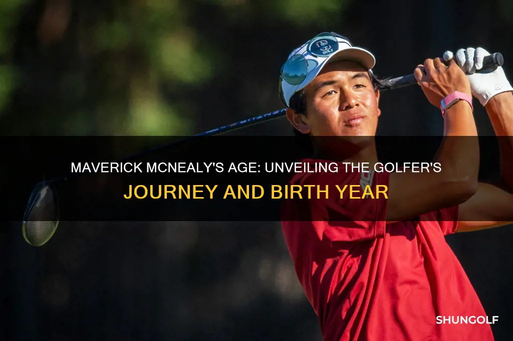 how old is golfer maverick mcnealy