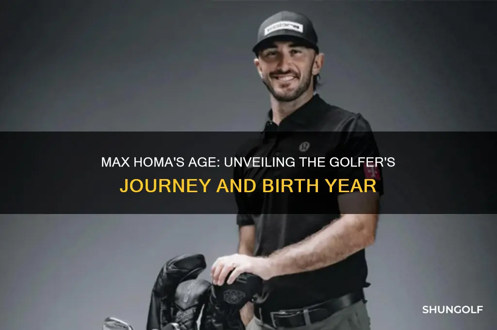 how old is golfer max homa
