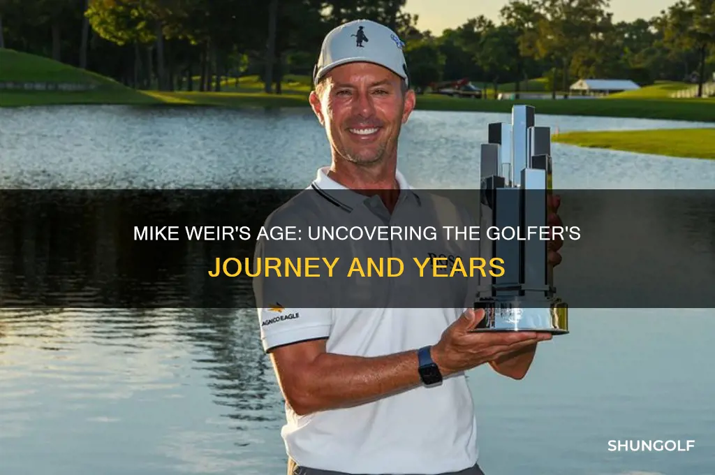 how old is golfer mike weir