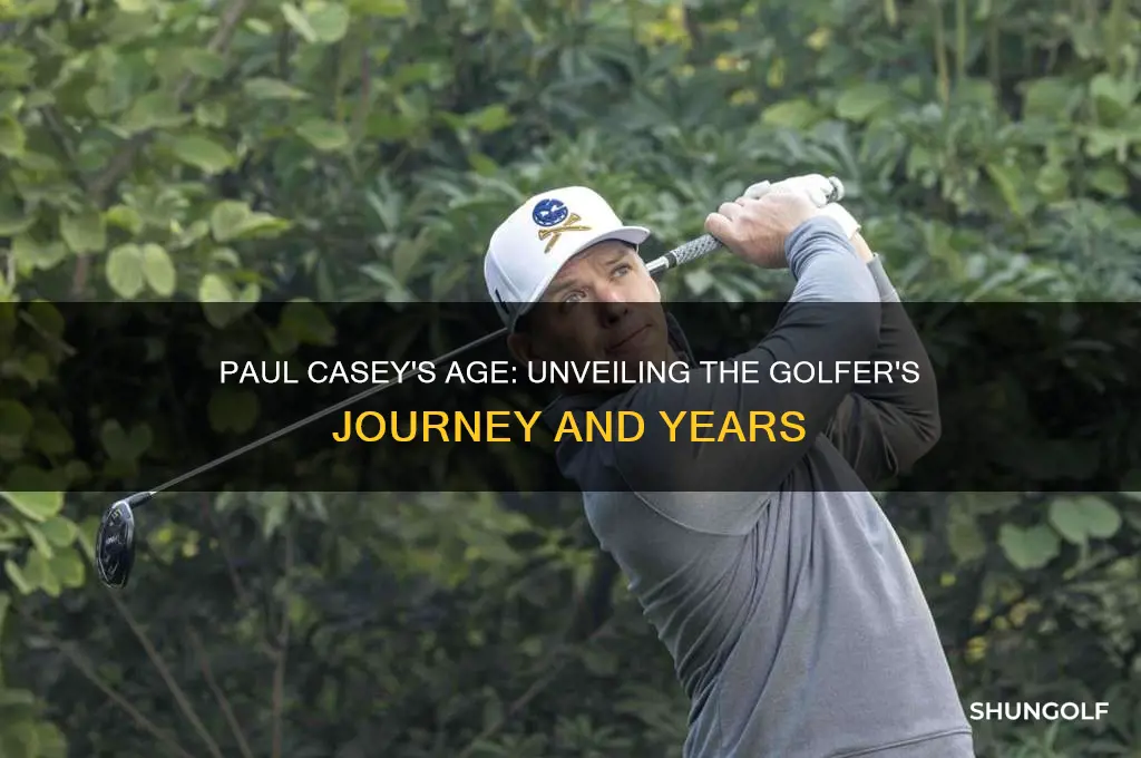 how old is golfer paul casey