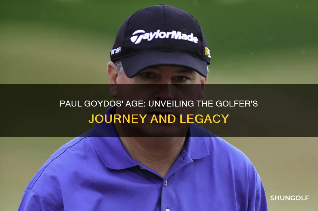 how old is golfer paul goydos
