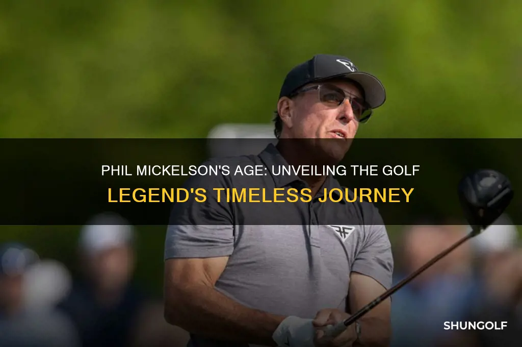 how old is golfer phil mickelson