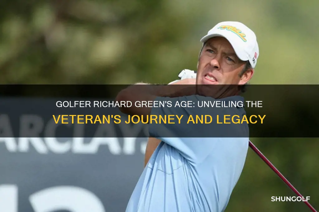 how old is golfer richard green