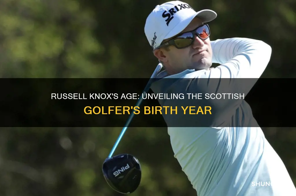 how old is golfer russell knox