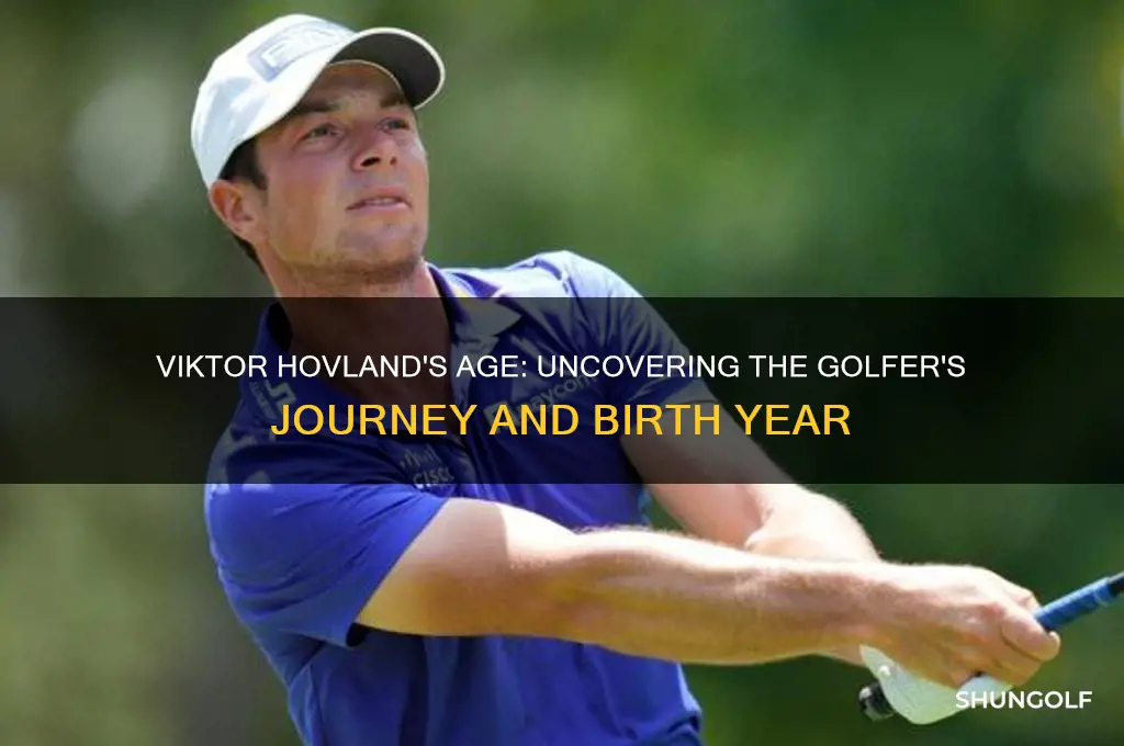 how old is golfer viktor hovland