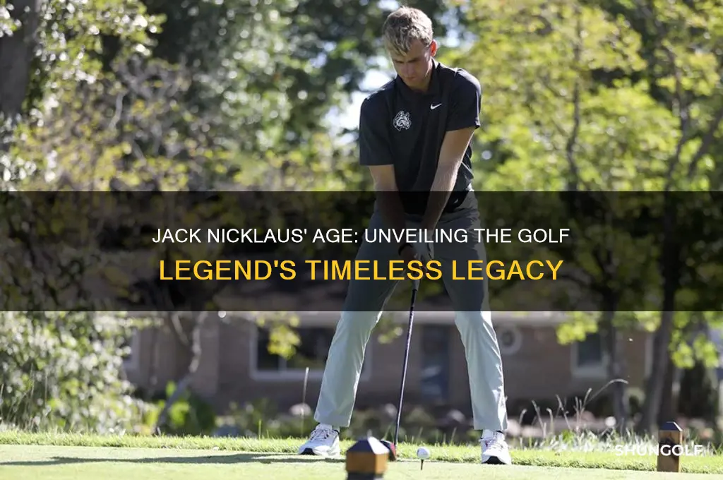 how old is jack nicklaus golfer