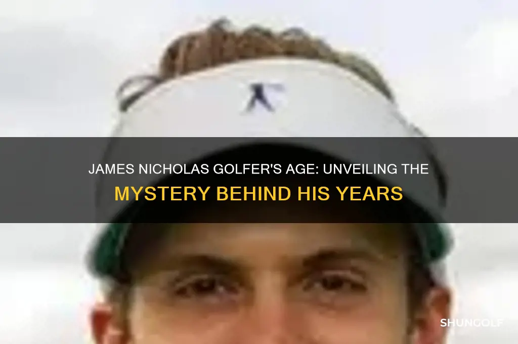 how old is james nicholas golfer
