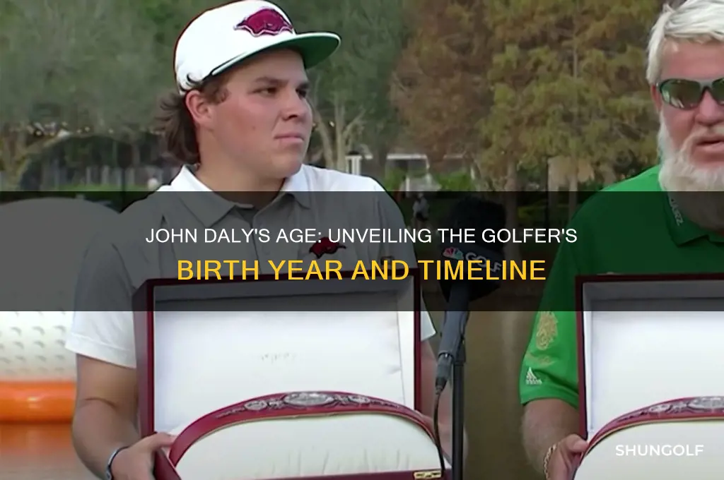 how old is john daly the golfer