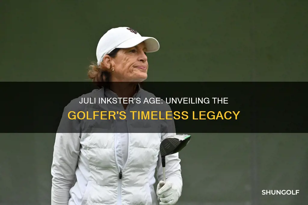 how old is juli inkster golfer