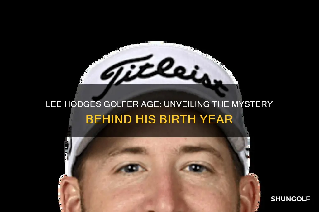 how old is lee hodges golfer