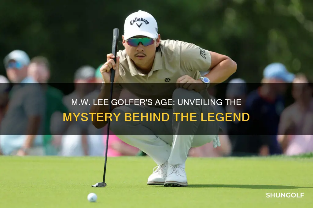 how old is m w lee golfer