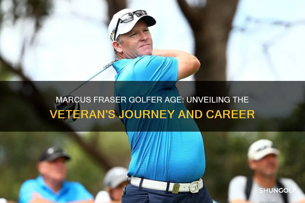 how old is marcus fraser golfer