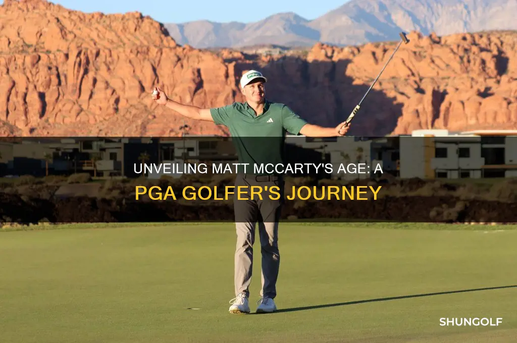 how old is matt mccarty pga golfer