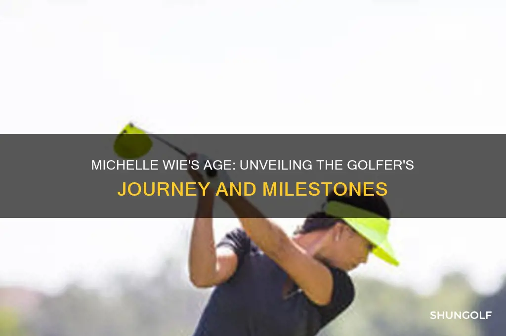 how old is michelle wie the golfer