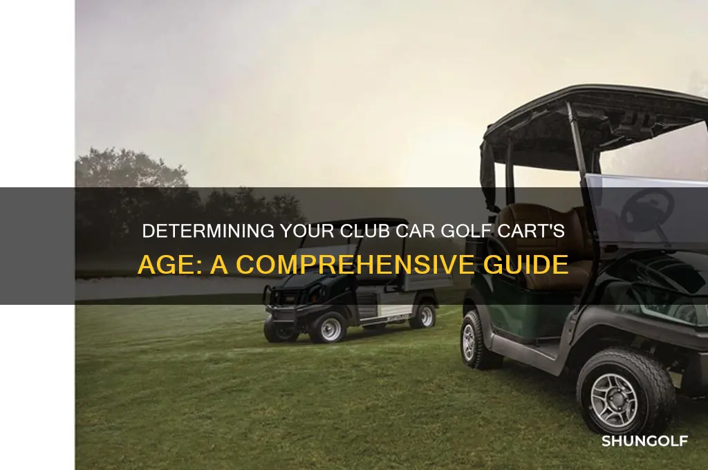 how old is my club car golf cart