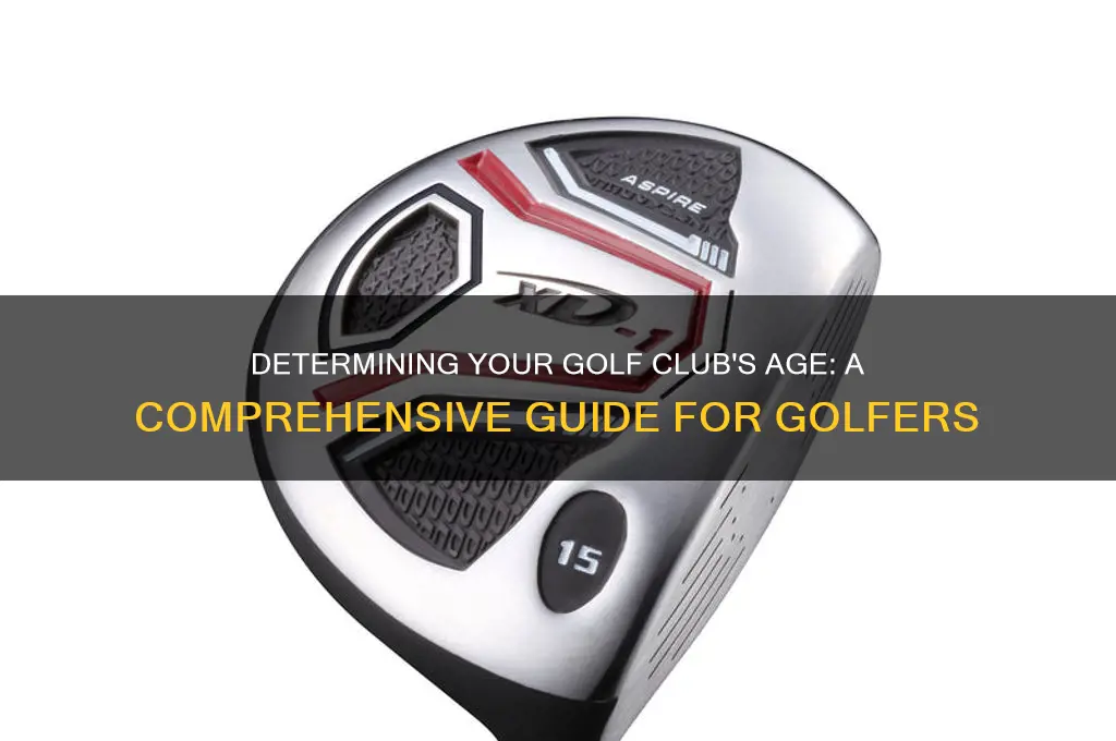 how old is my golf club