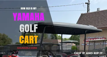 Determining Your Yamaha Golf Cart's Age: A Comprehensive Guide