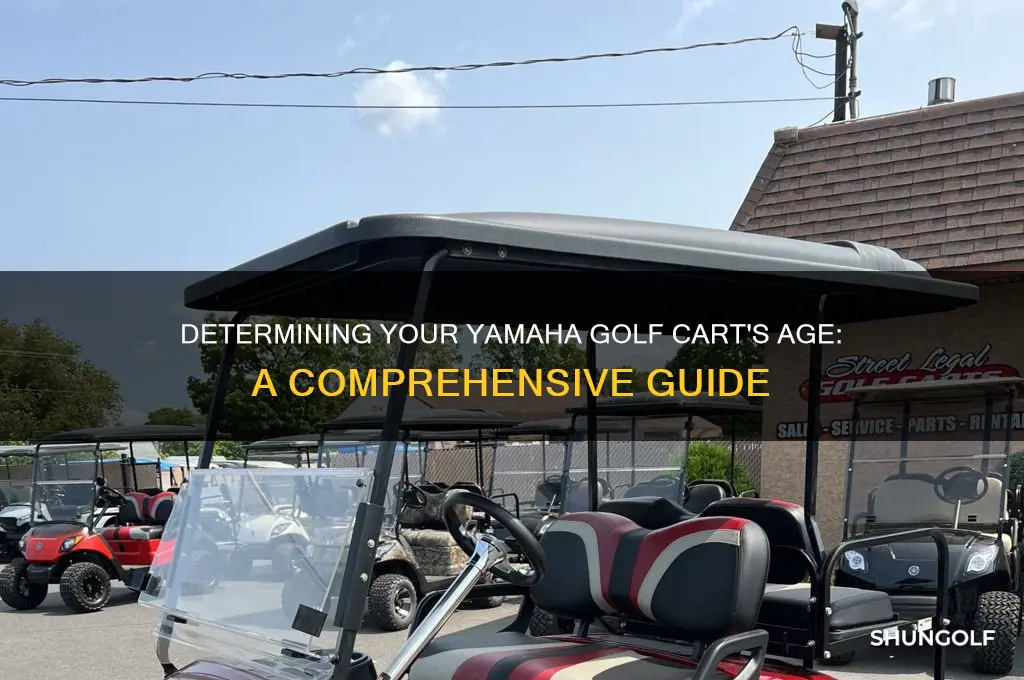 how old is my yamaha golf cart